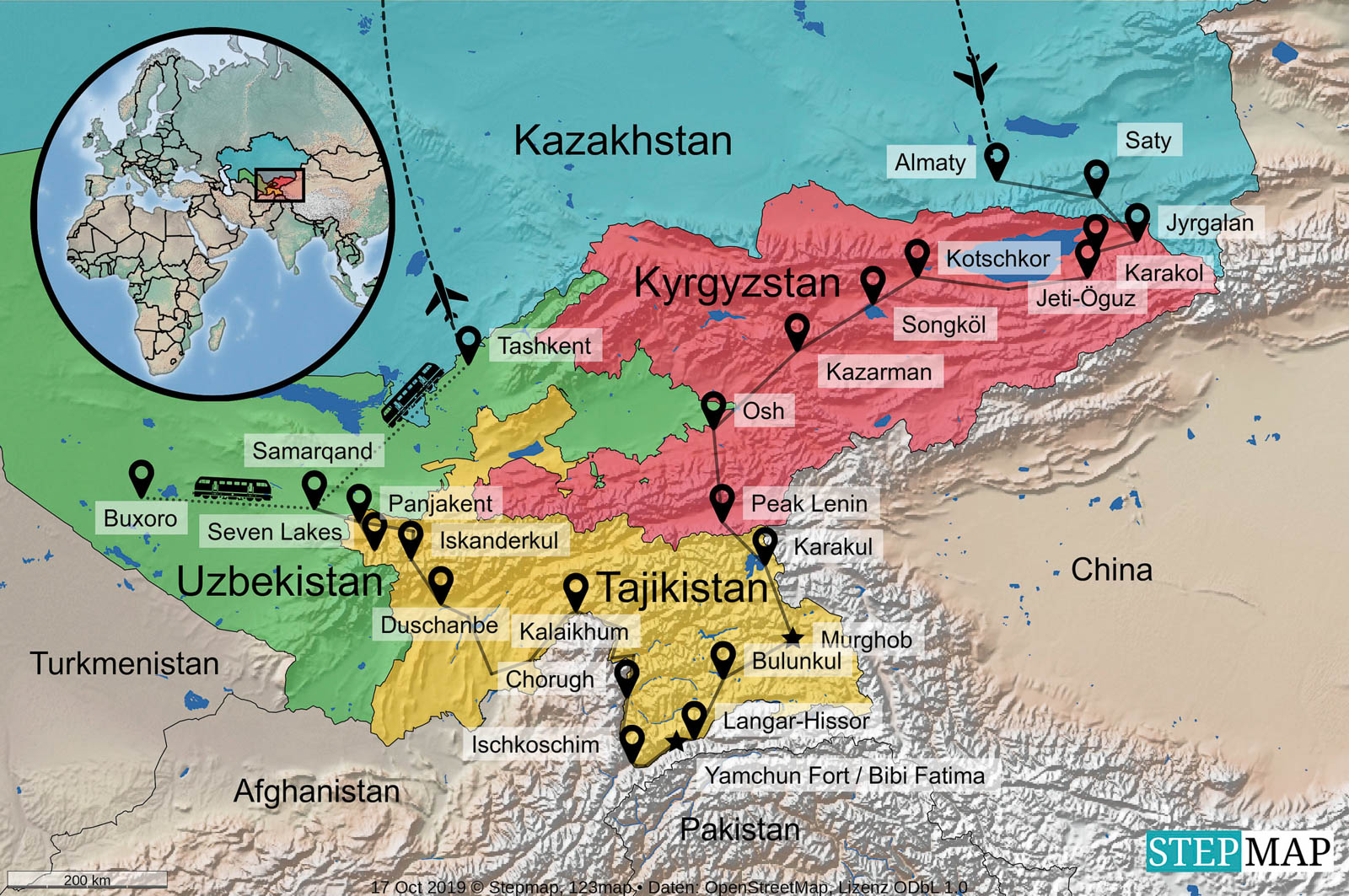Travel Itineraries